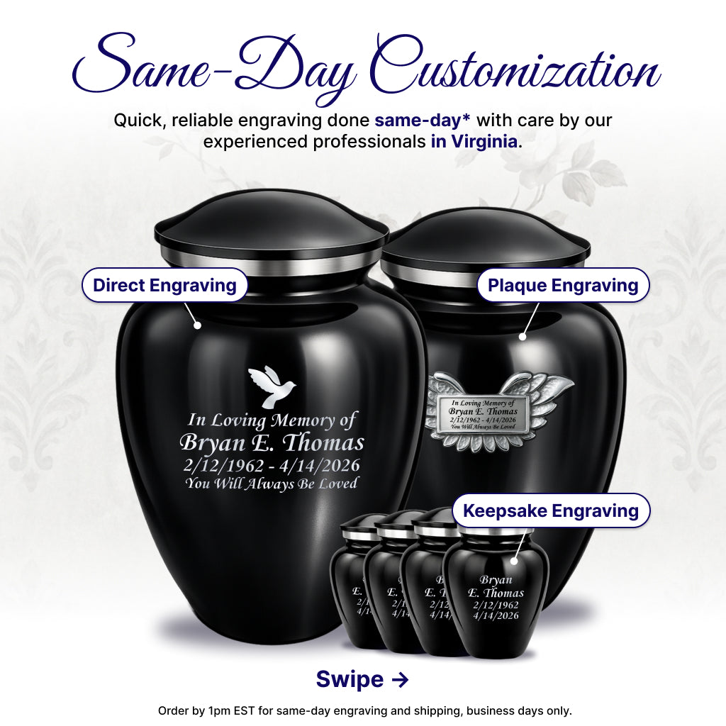 Serenity Curve Plain Urn