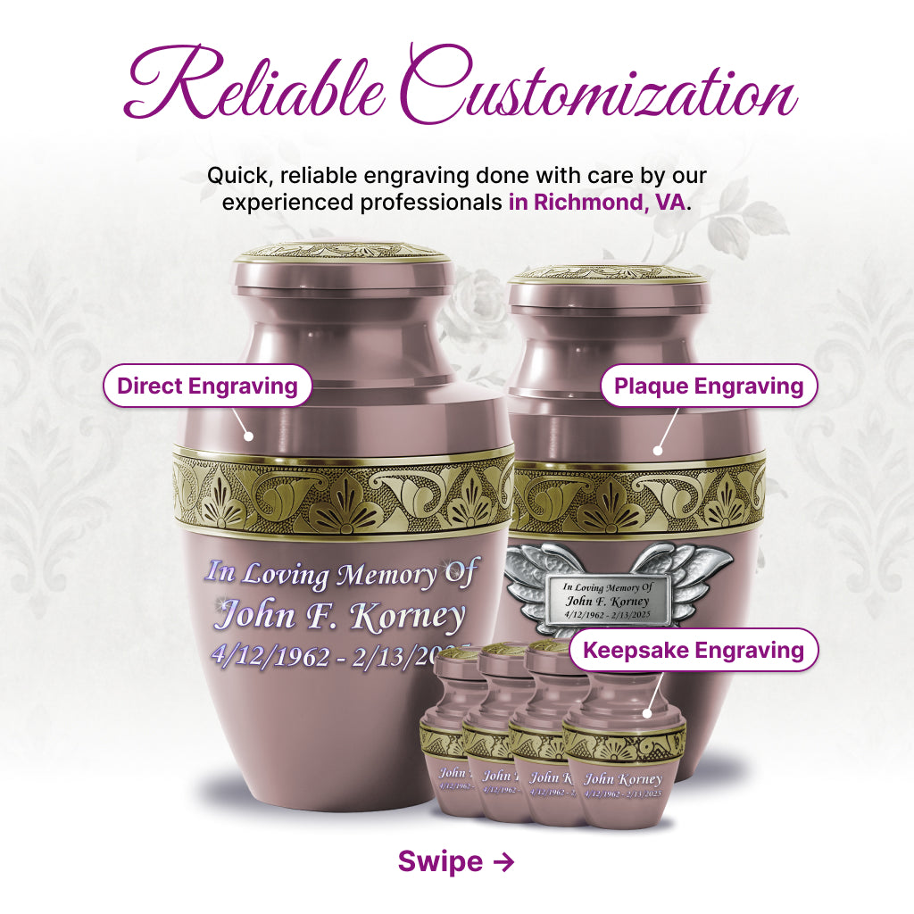 Radiant Grecian Cremation Urn