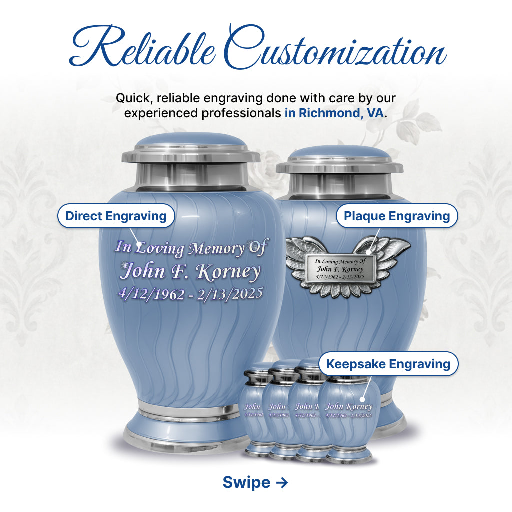 Vibrant Hotep Cremation Urn