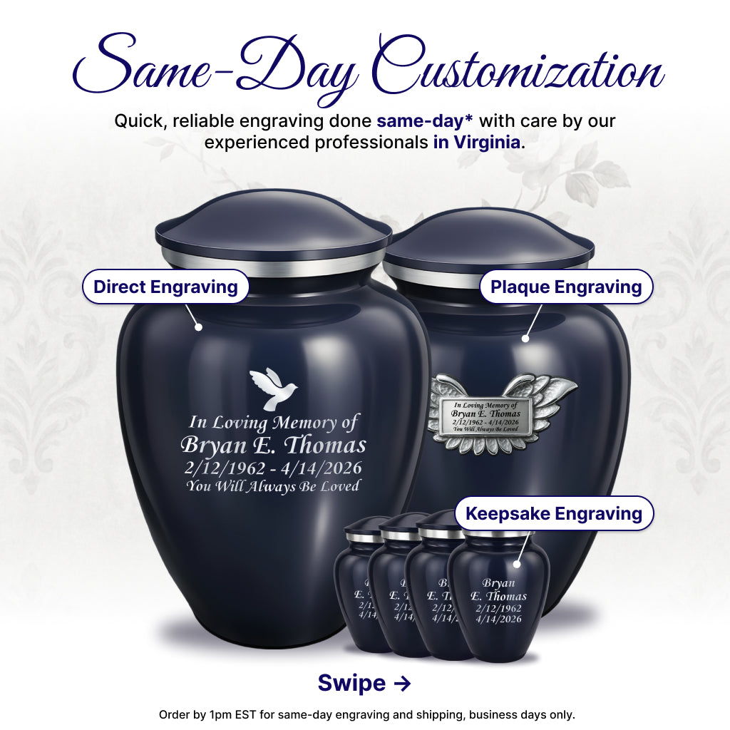 Serenity Curve Plain Urn