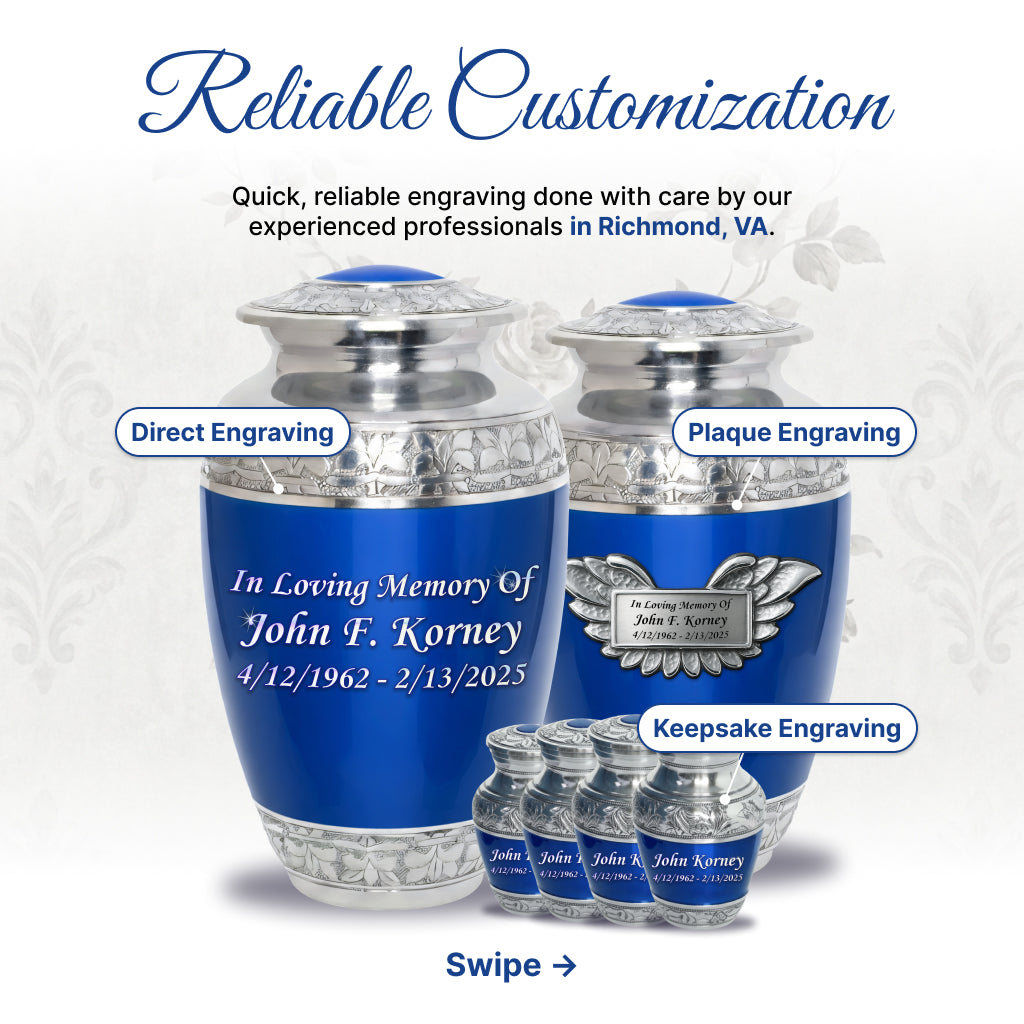 Sapphire Premium Cremation Urn