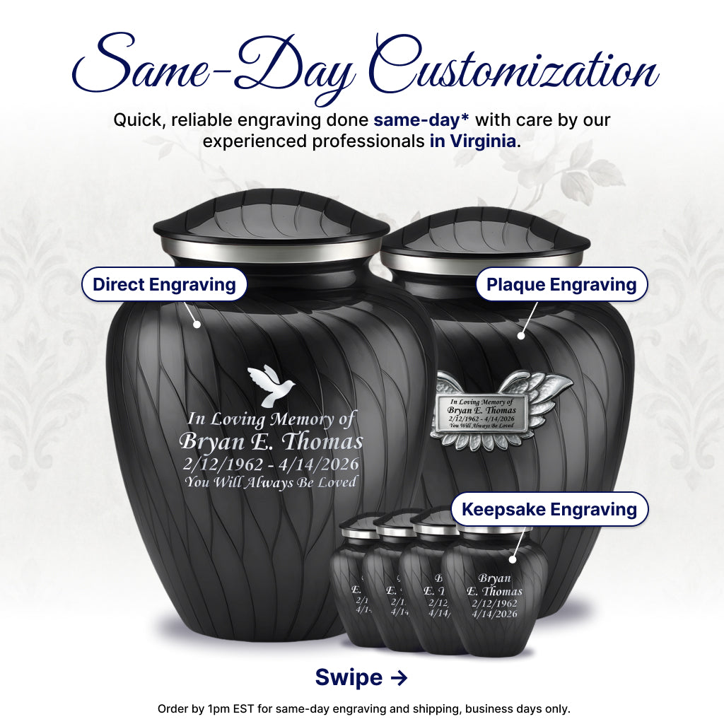 Serenity Curve Pearl Urn