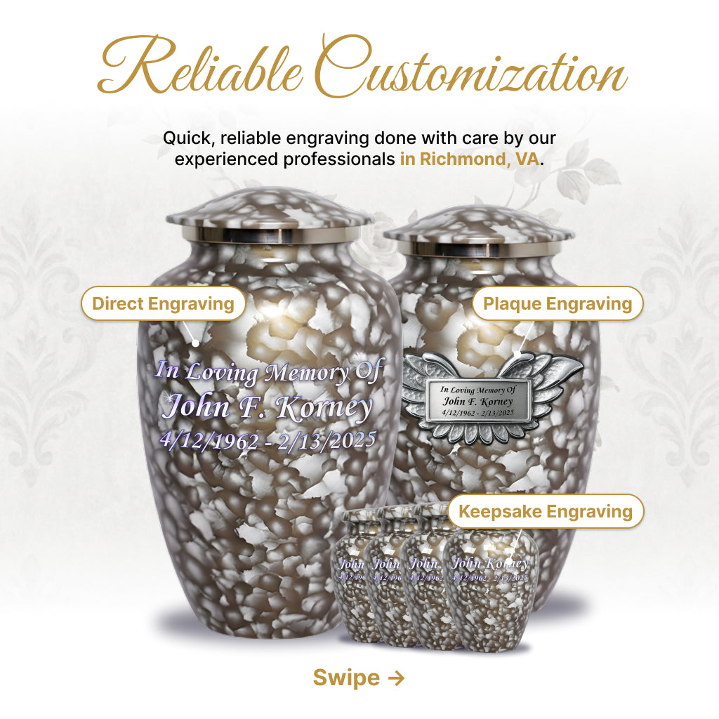 Motif Cloud Cremation Urn