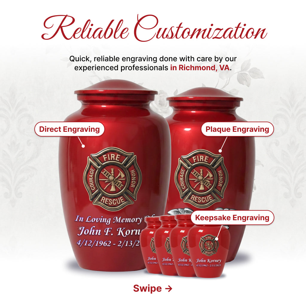 Firefighter Memorial Urn