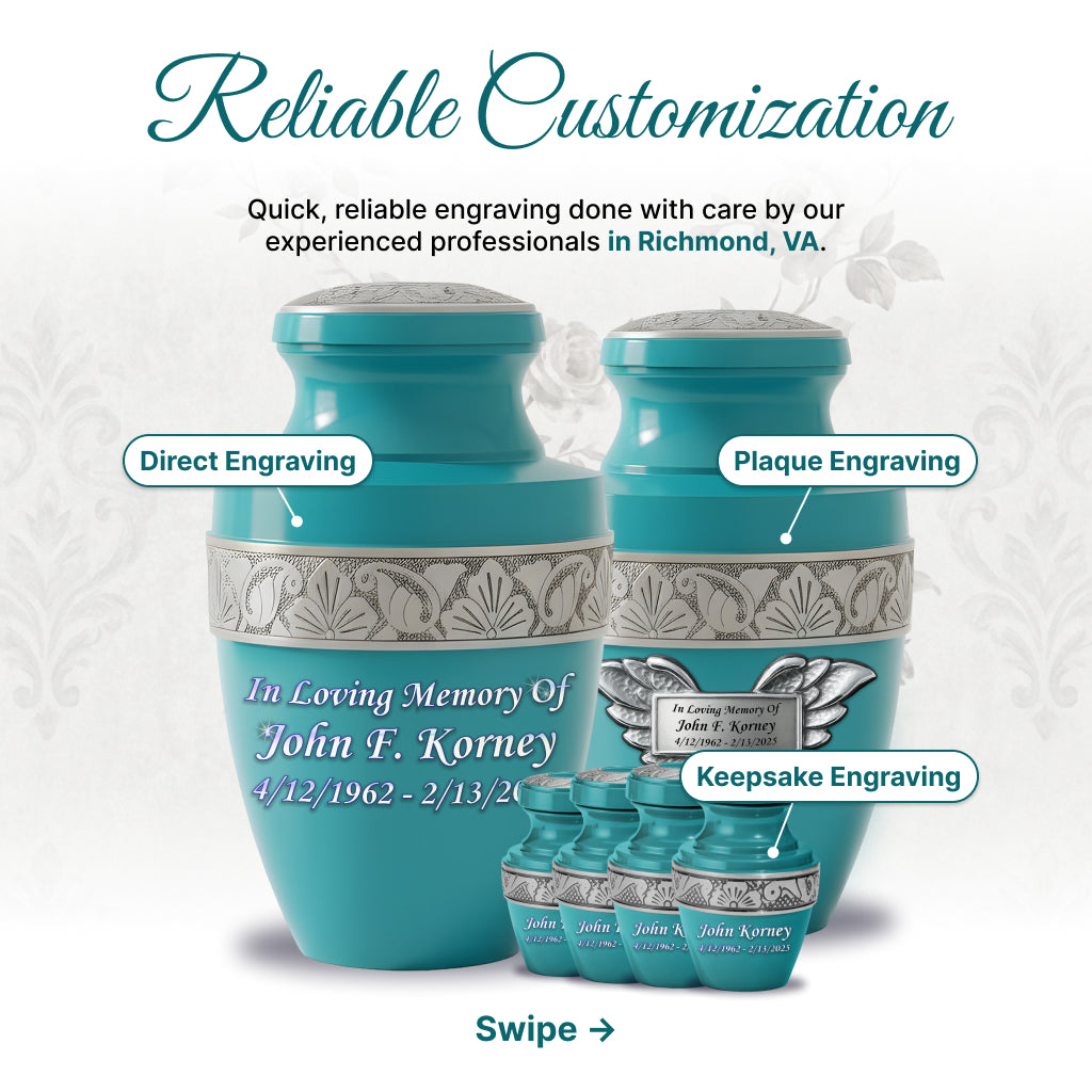 Serene Grecian Cremation Urn