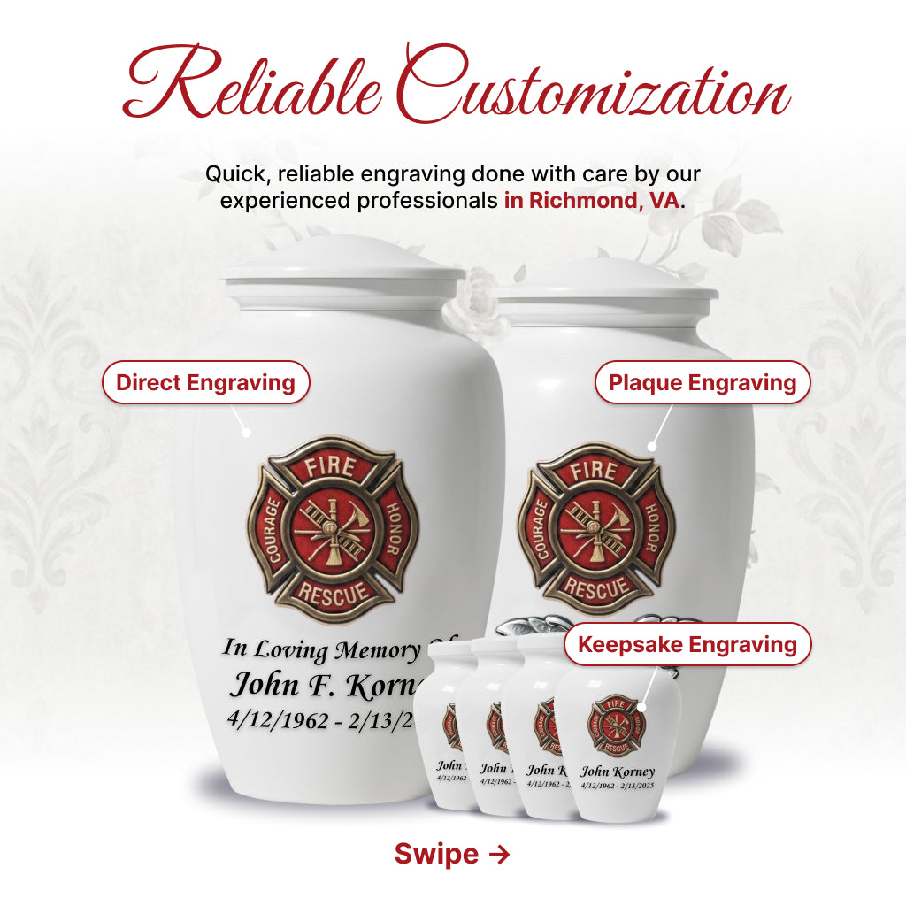 Firefighter Memorial Urn