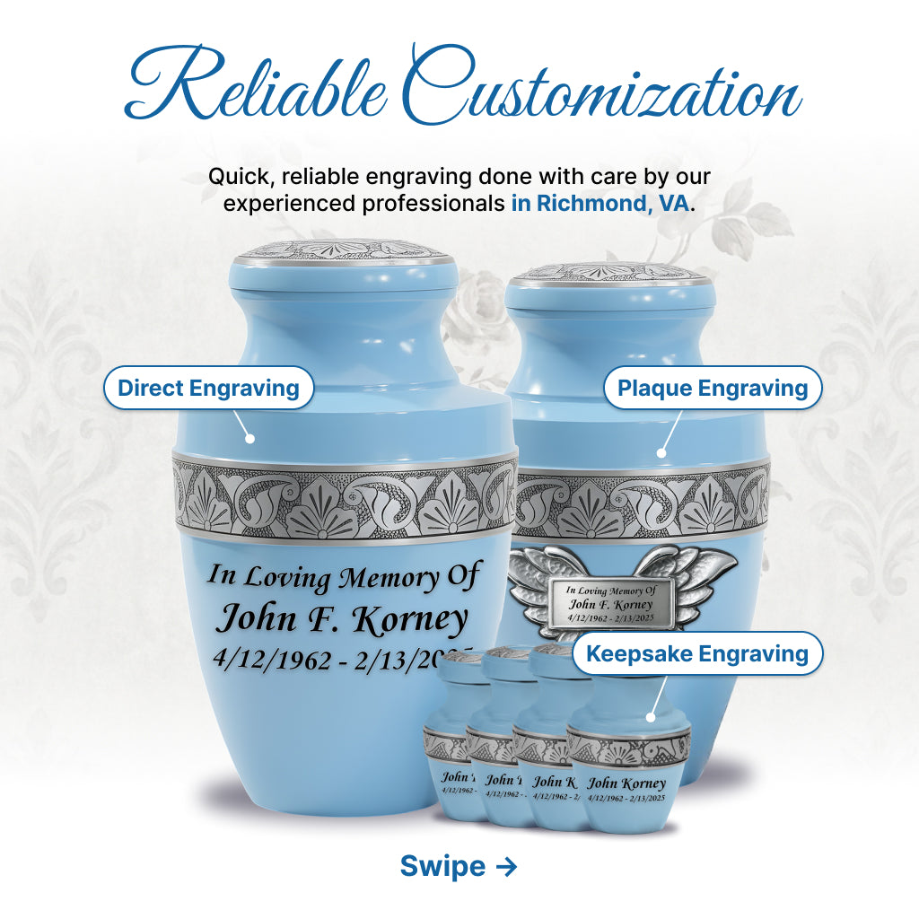 Serene Grecian Cremation Urn