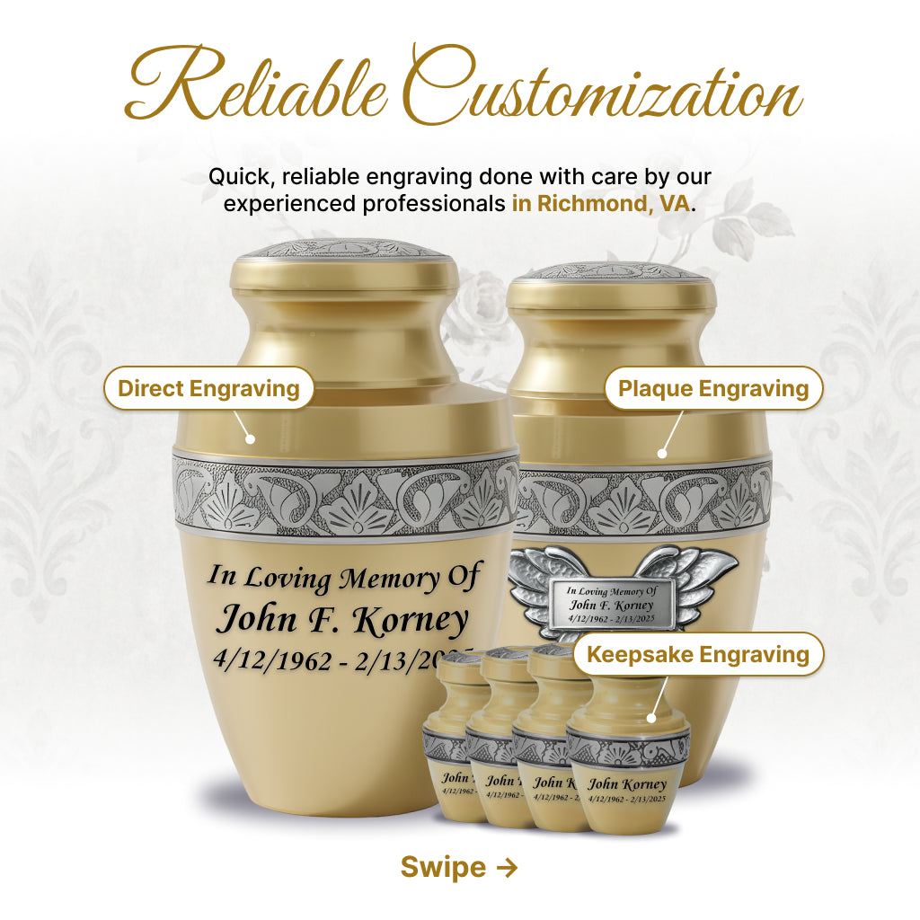 Serene Grecian Cremation Urn