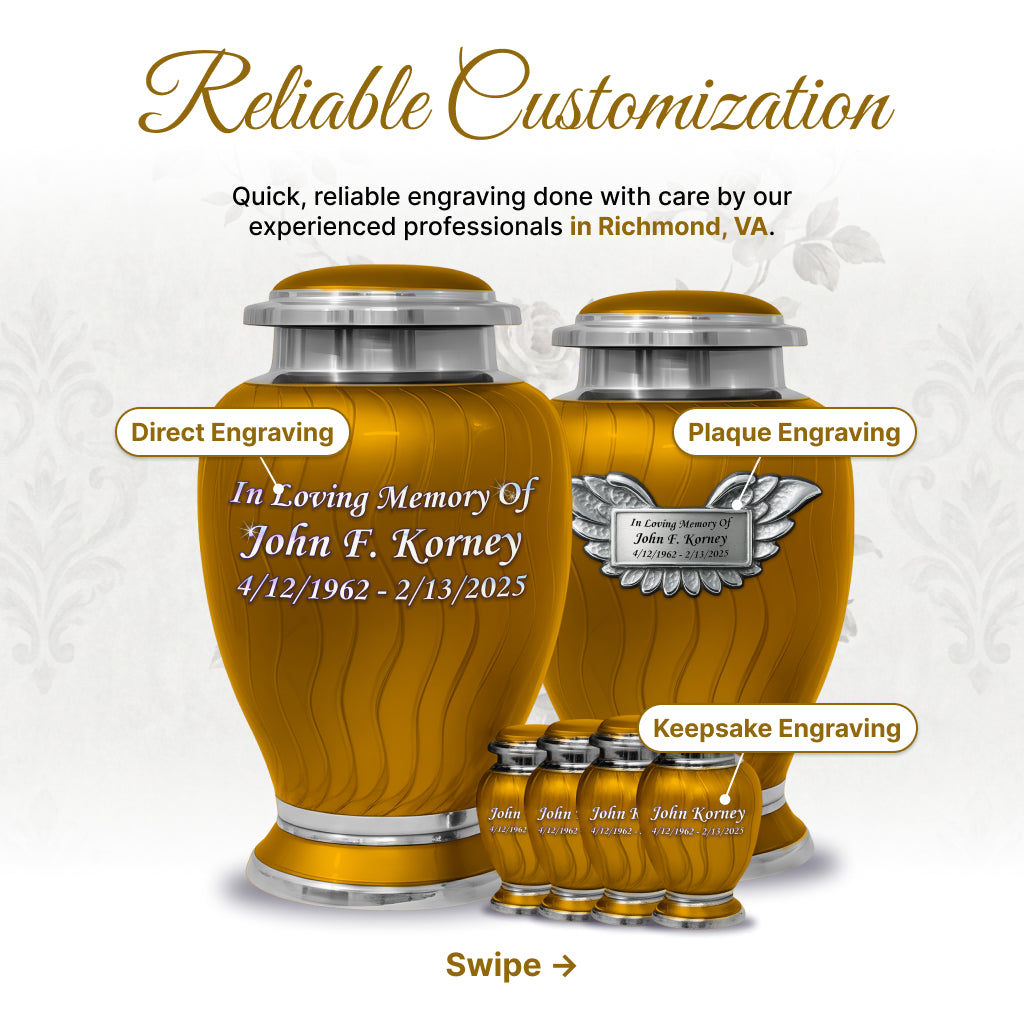 Vibrant Hotep Cremation Urn