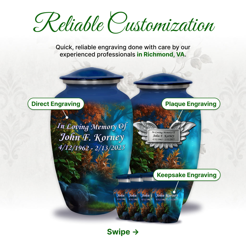 Deer Image Cremation Urn