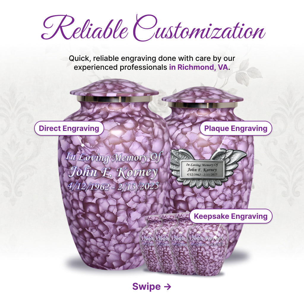 Motif Cloud Cremation Urn