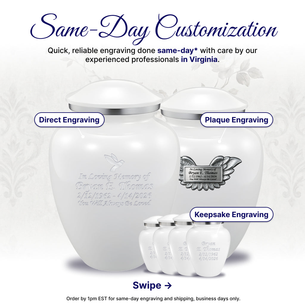 Serenity Curve Plain Urn