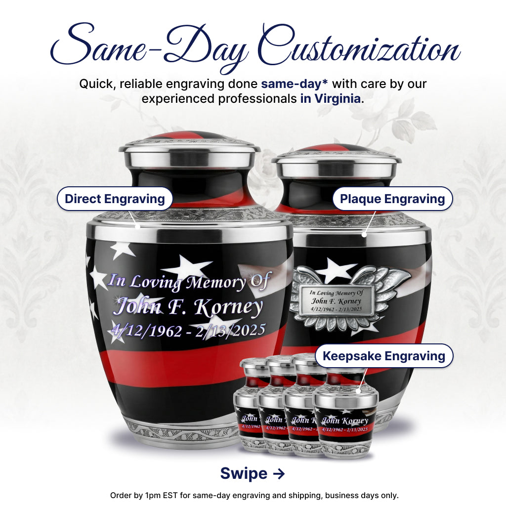 Eagle American Flag Premium Urn