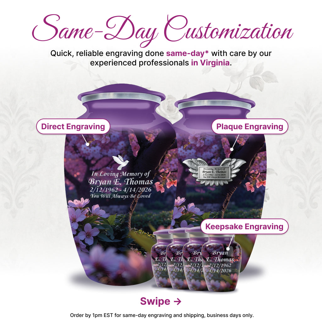 Hummingbird Image Cremation Urn