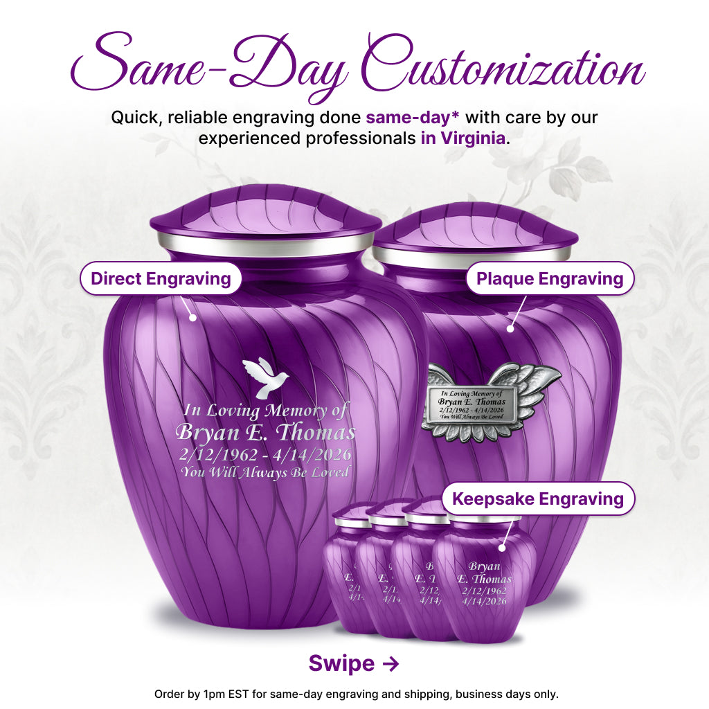 Serenity Curve Pearl Urn