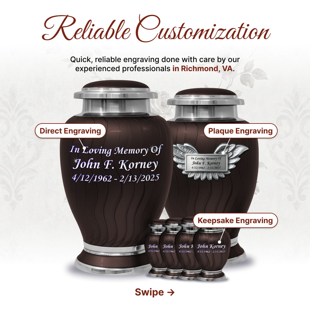 Minimalistic Hotep Cremation Urn