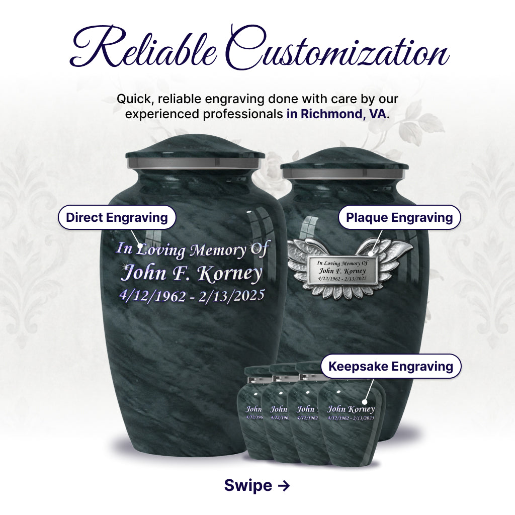Motif Shadow Cremation Urn