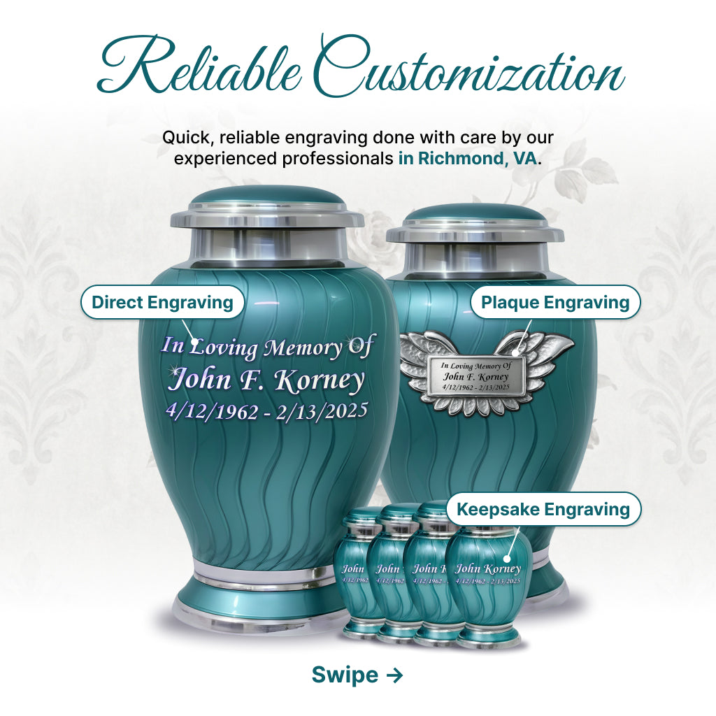 Vibrant Hotep Cremation Urn