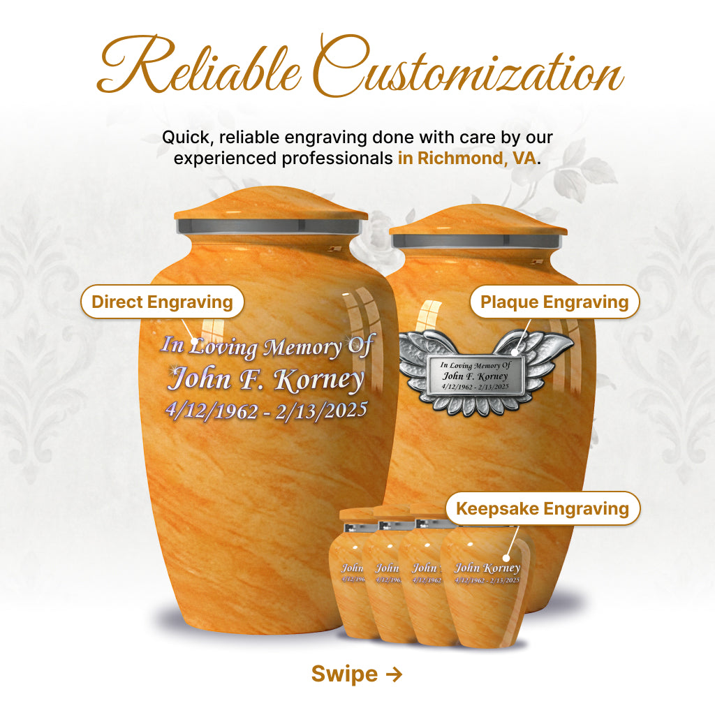 Motif Pastel Cremation Urn
