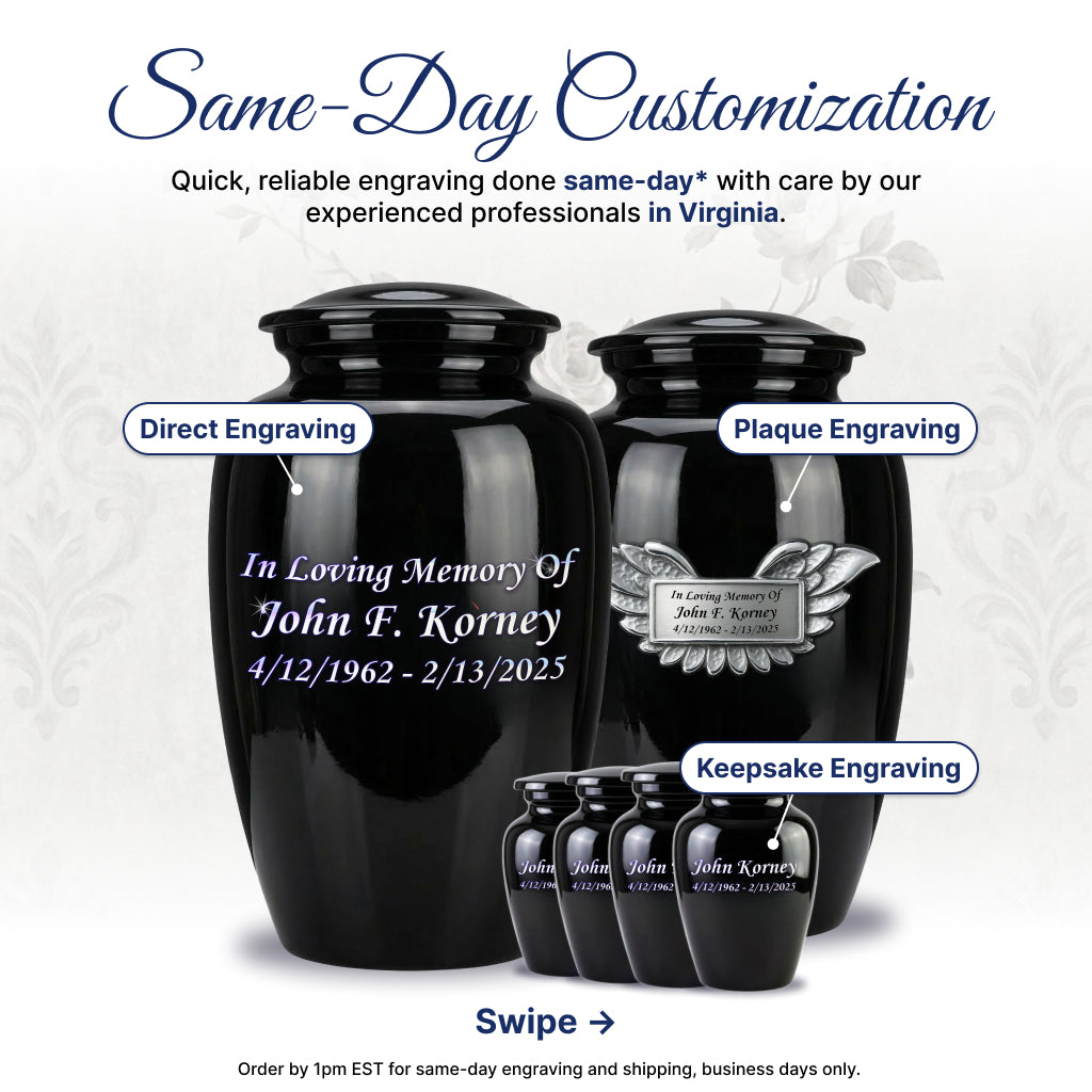 American Flag Tribute Urn