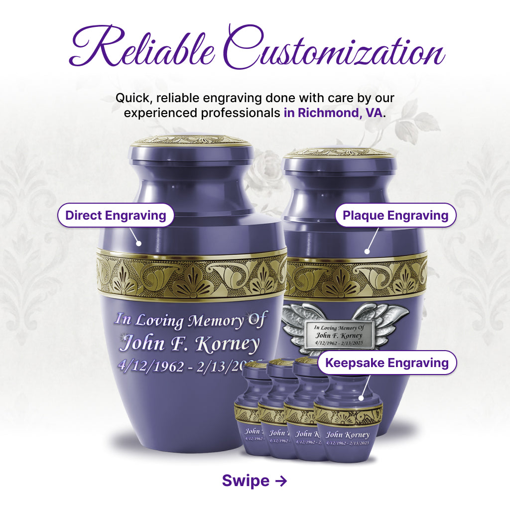 Radiant Grecian Cremation Urn