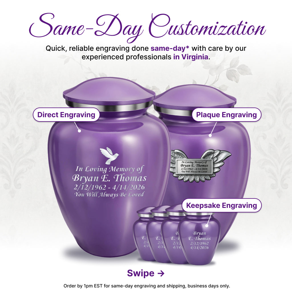 Serenity Curve Plain Urn