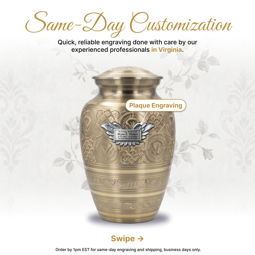 Heritage Brass Cremation Urn