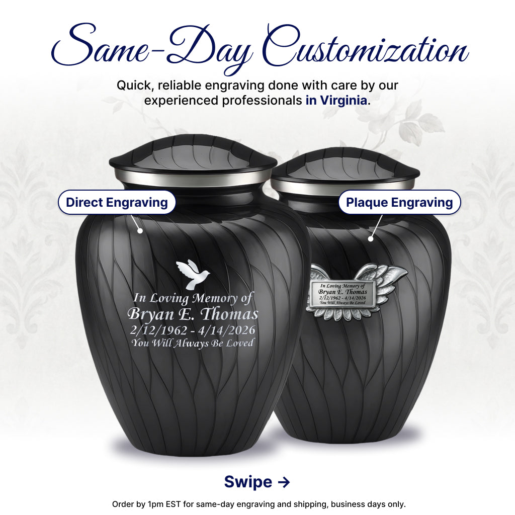 Serenity Curve Pearl Urn
