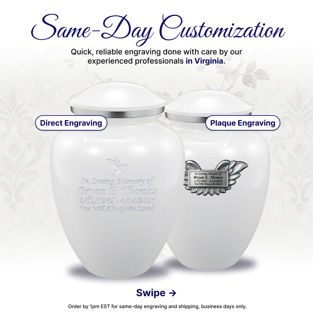 Serenity Curve Plain Urn