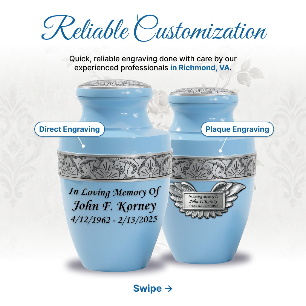 Serene Grecian Cremation Urn