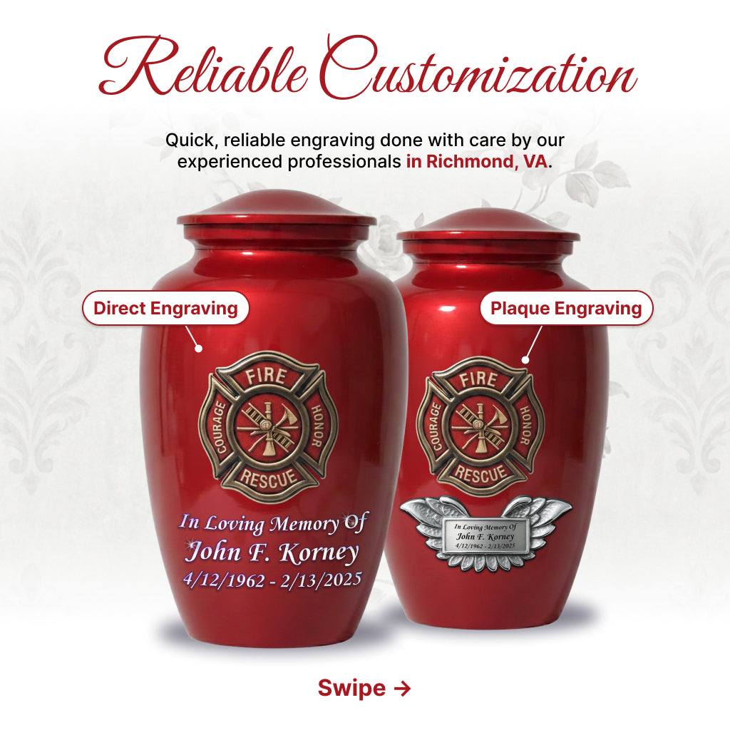 Firefighter Memorial Urn