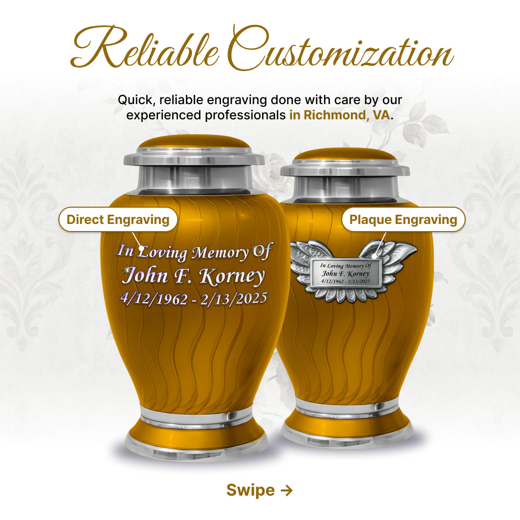 Vibrant Hotep Cremation Urn