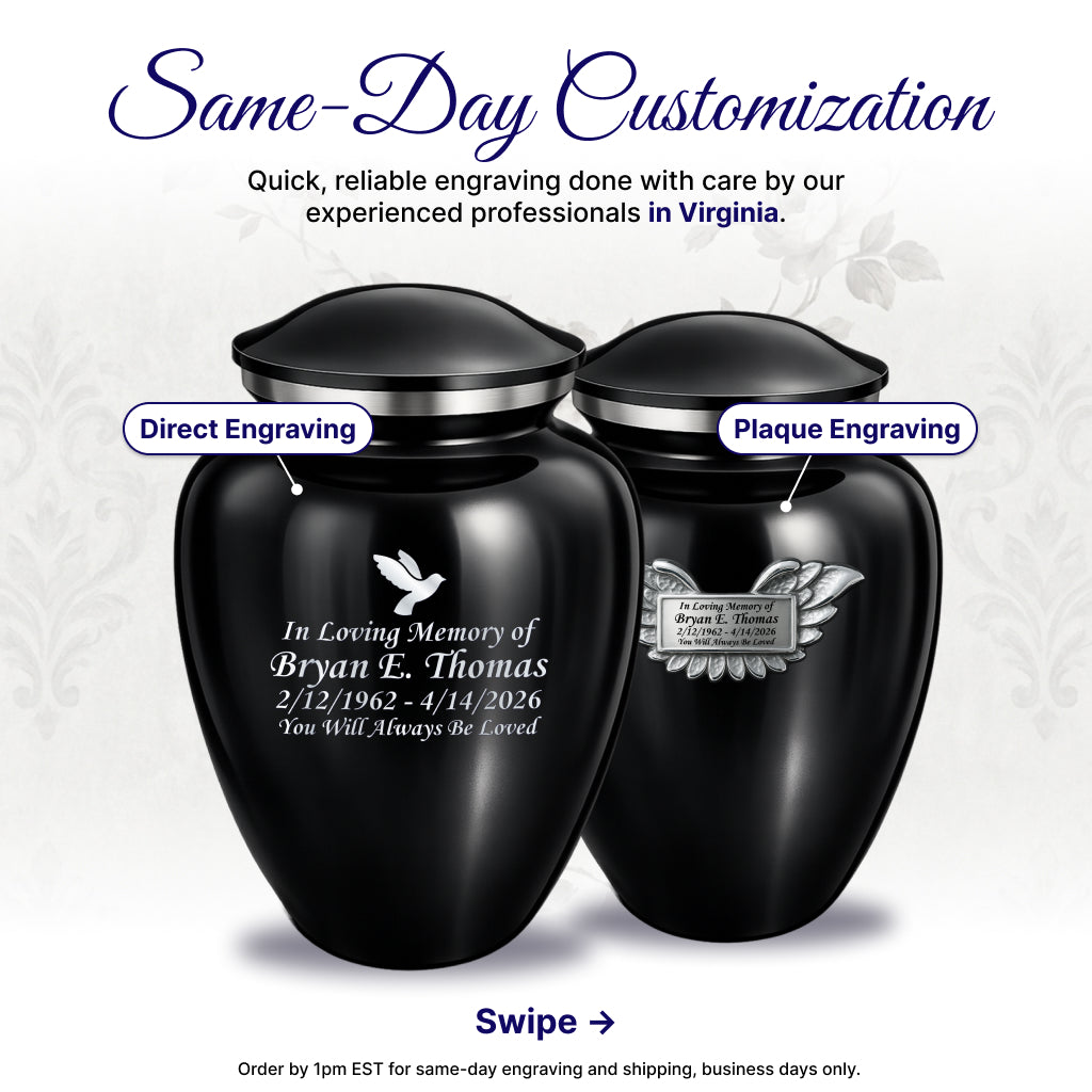 Serenity Curve Plain Urn