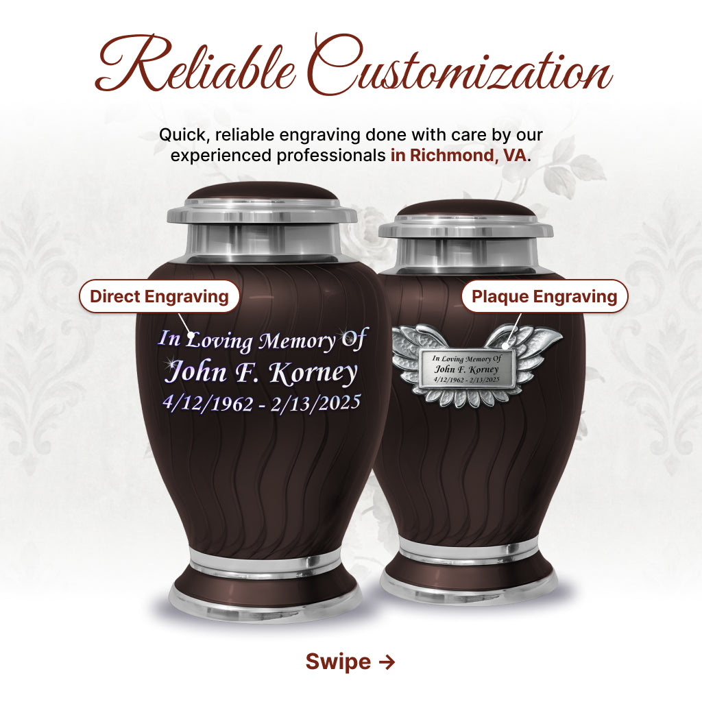 Minimalistic Hotep Cremation Urn