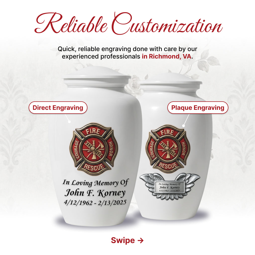 Firefighter Memorial Urn
