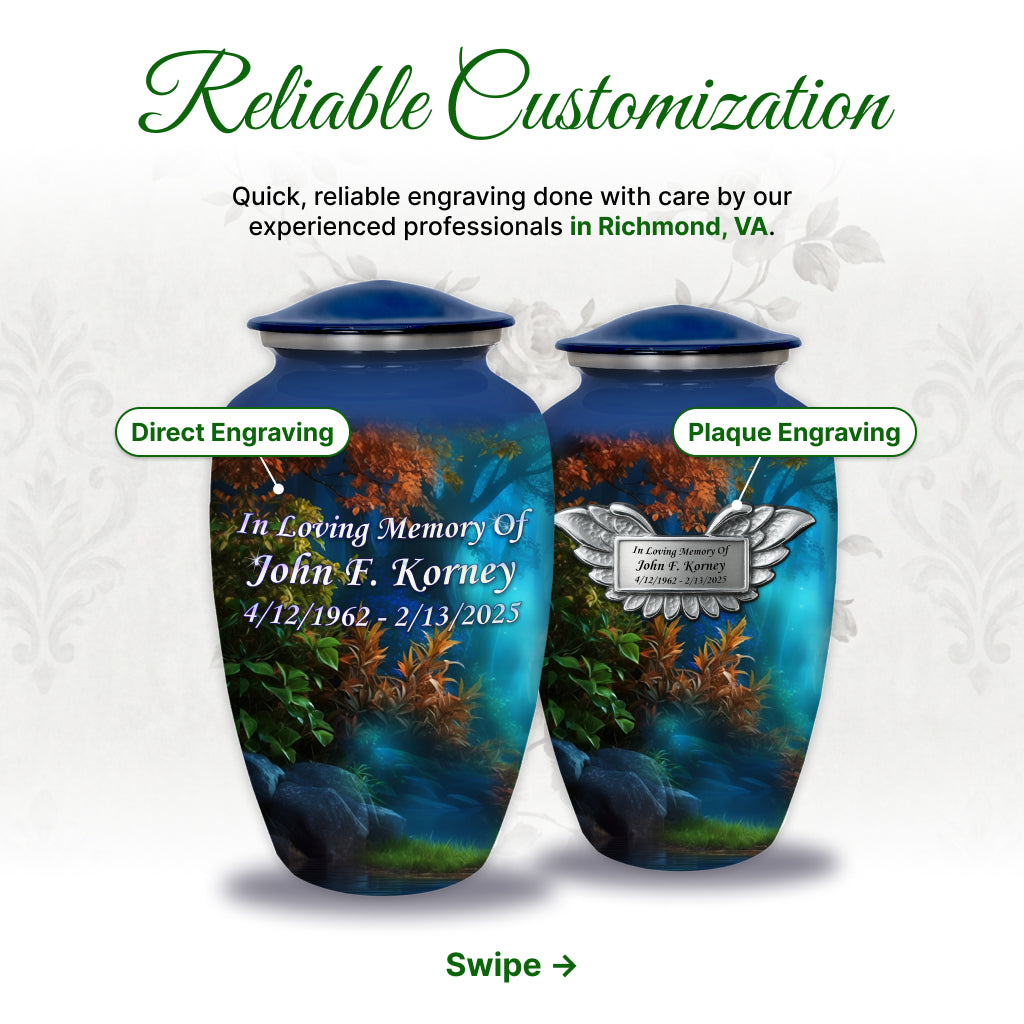 Deer Image Cremation Urn