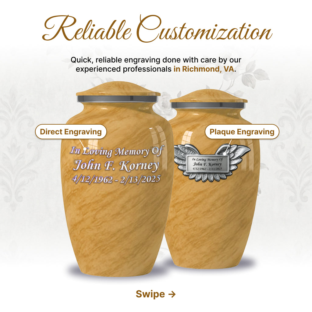Motif Pastel Cremation Urn
