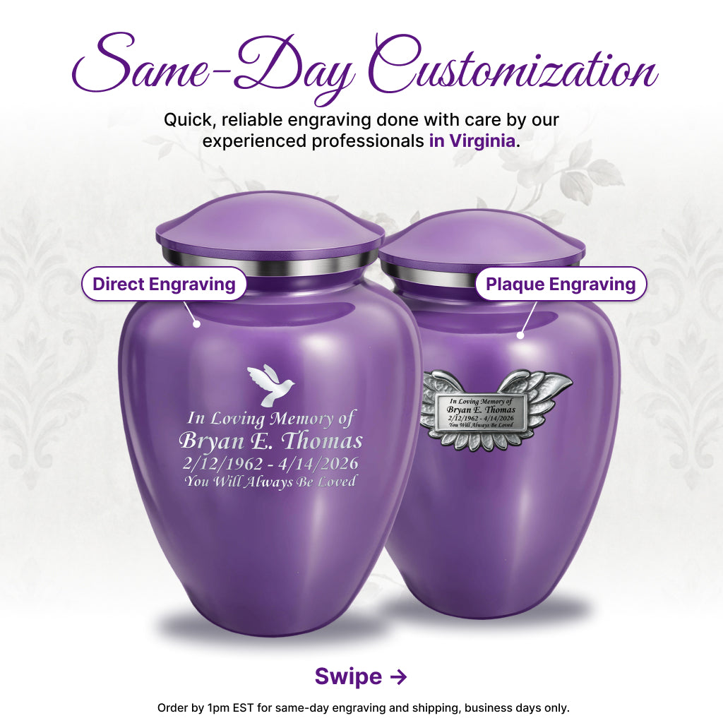 Serenity Curve Plain Urn