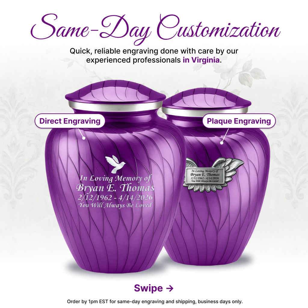 Serenity Curve Pearl Urn
