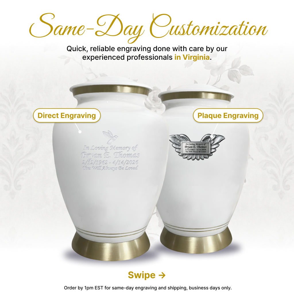 Ornate Tree of Life Motif Urn