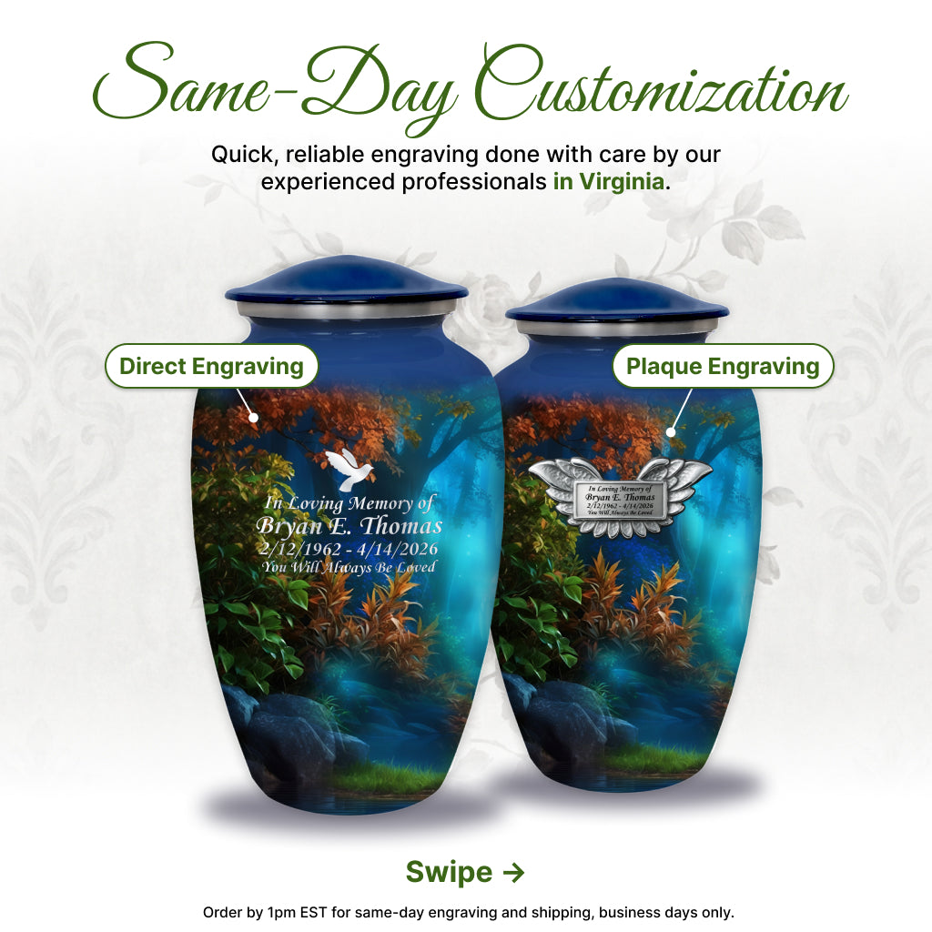 Deer Image Cremation Urn