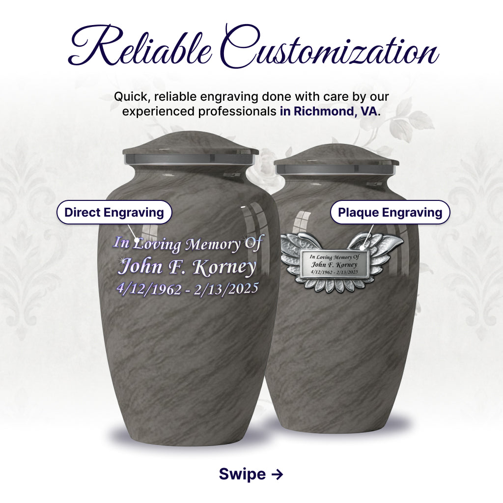 Motif Shadow Cremation Urn