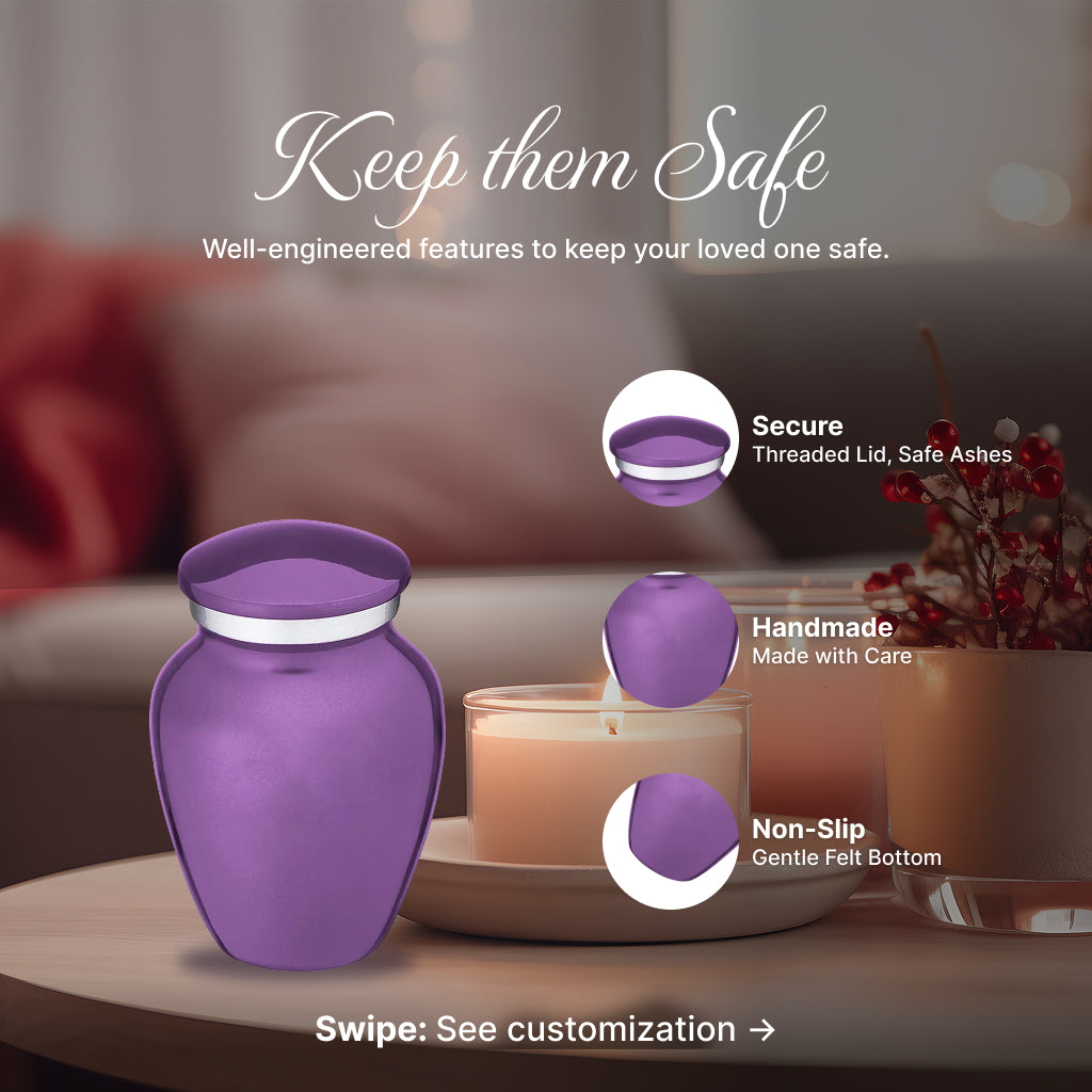 Serenity Curve Plain Urn