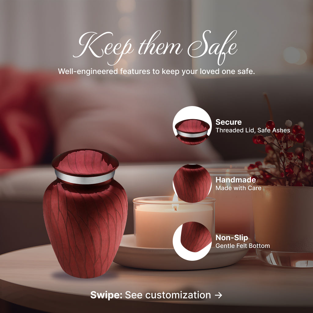 Serenity Curve Pearl Urn