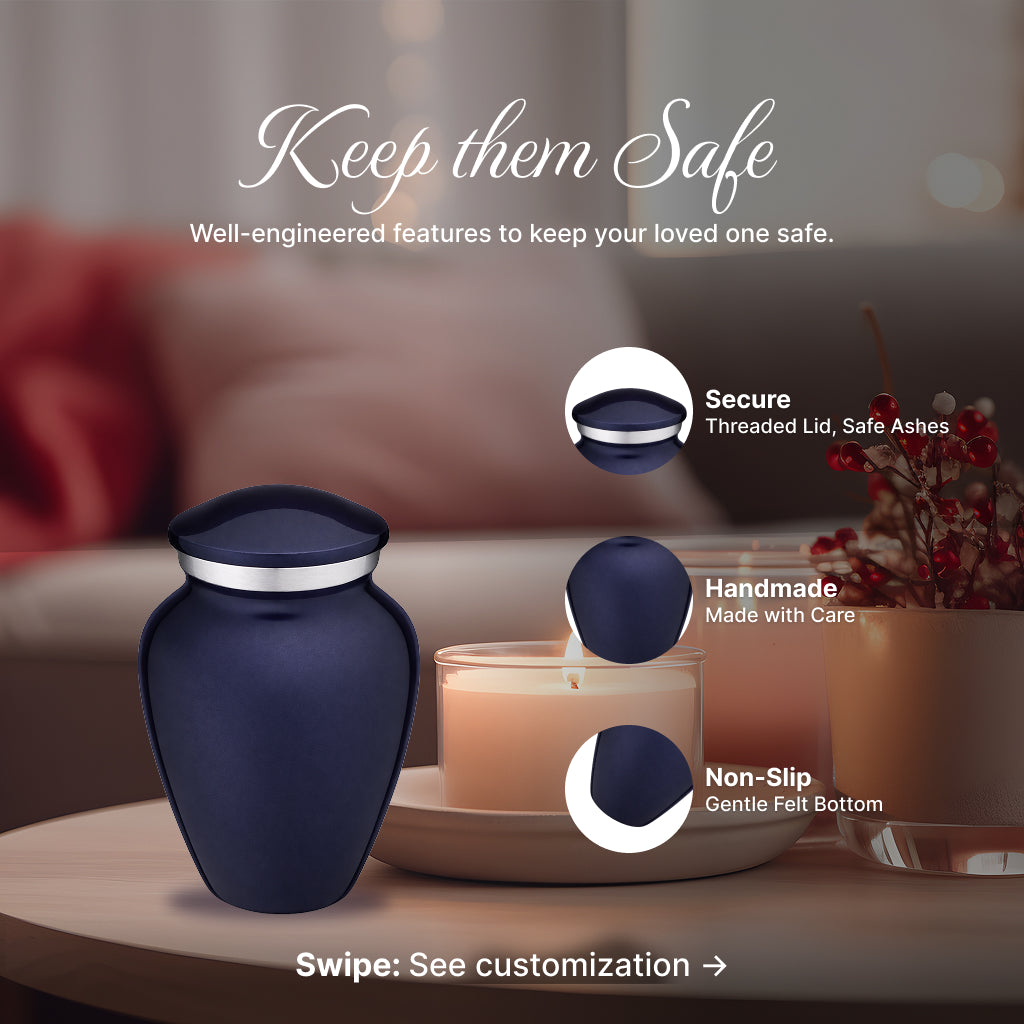 Serenity Curve Plain Urn