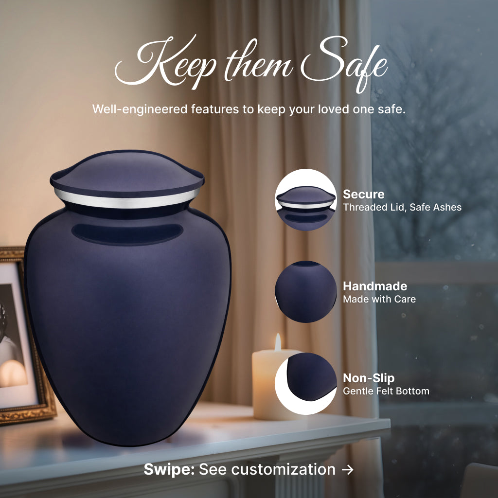 Serenity Curve Plain Urn