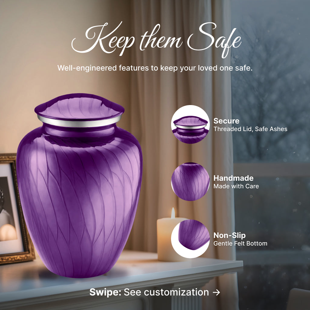 Serenity Curve Pearl Urn