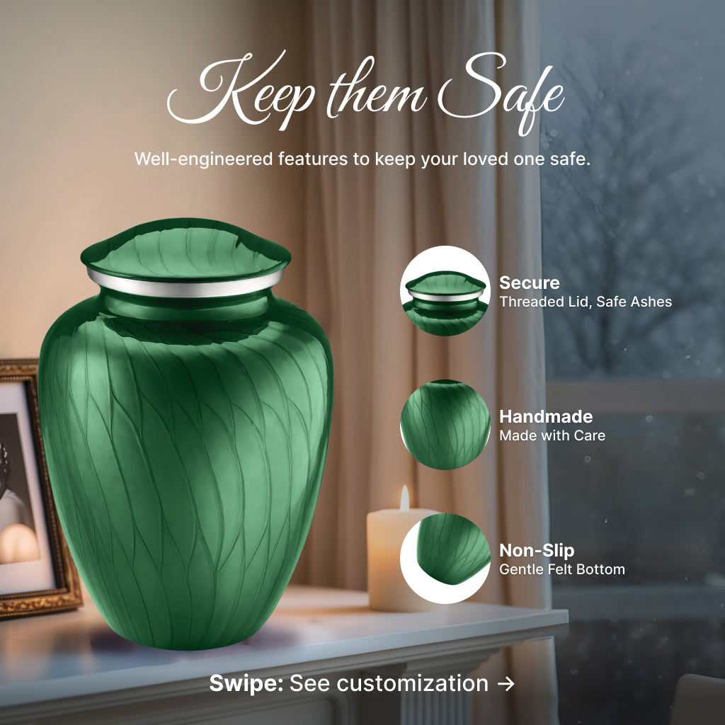 Serenity Curve Pearl Urn