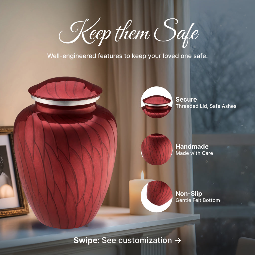 Serenity Curve Pearl Urn