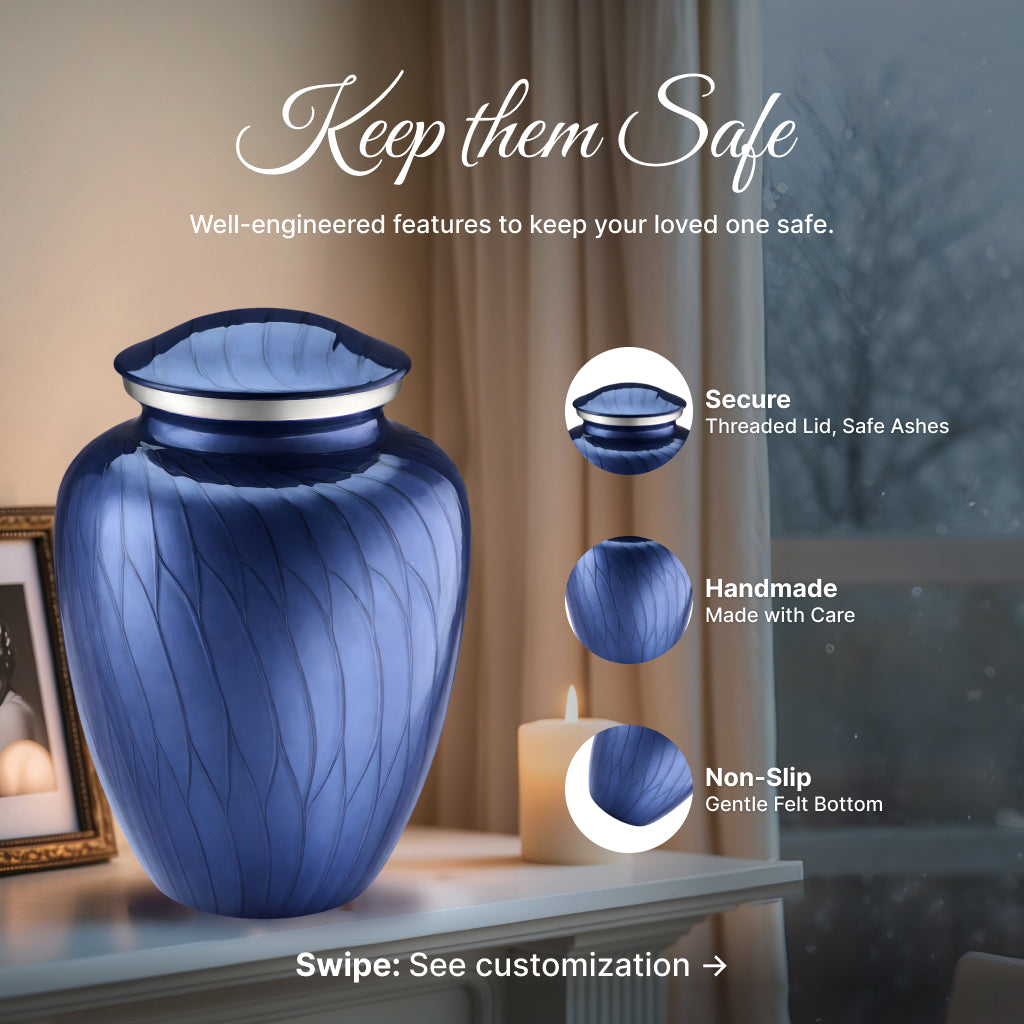 Serenity Curve Pearl Urn